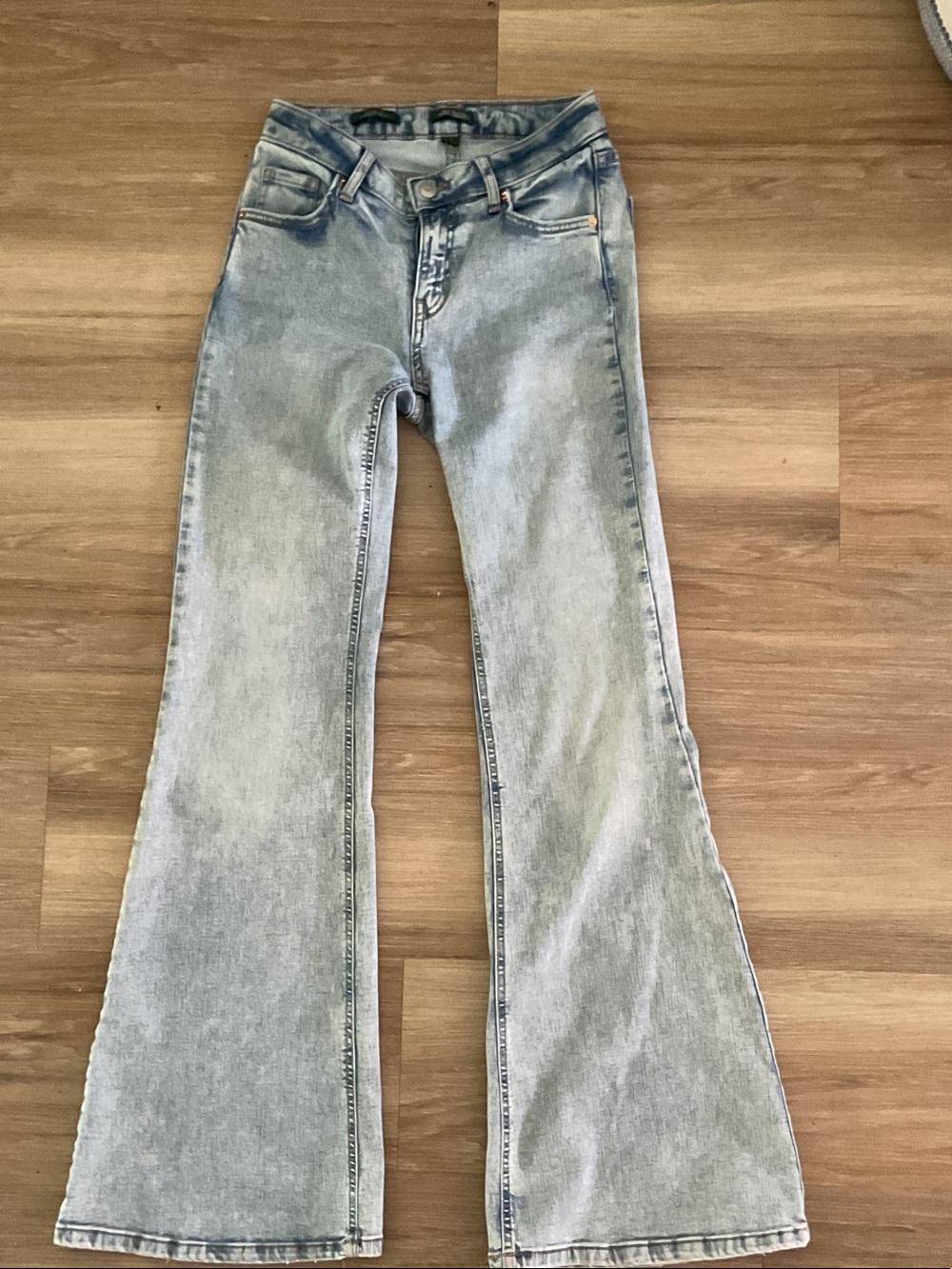 wild fable Faded Light Blue Flare Jeans